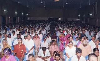 OCtober 6, 7, 8 2004 - 3 Mass Living Enlightenment Initiation conventions at Kancheepuram