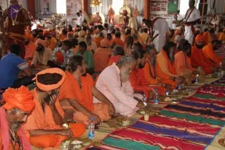 Annadhan during Nasik Kumbhamela 2015