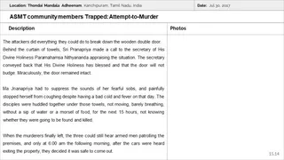 Thondai Mandala Aadheenam Persecution