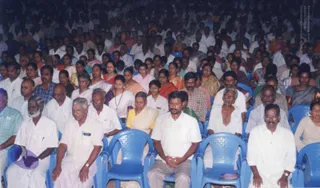 OCtober 6, 7, 8 2004 - 3 Mass Living Enlightenment Initiation conventions at Kancheepuram
