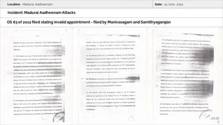 Madurai Aadheenam Persecution