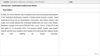 Hyderabad Aadheenam Persecution