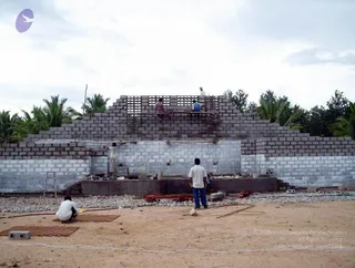 2005 - View-of-Ananda-Sabha-Construction