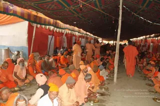 Annadhan during Allahabad Kumbhamela 2013