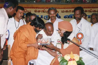 October 03 2004 - Addressing the Sengunthar Community gathering of South India
