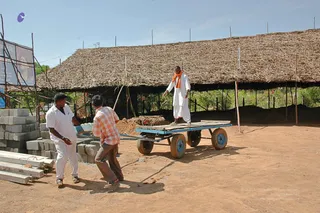 April 2008 - Making Of Kailaasa In Tiruvannamalai