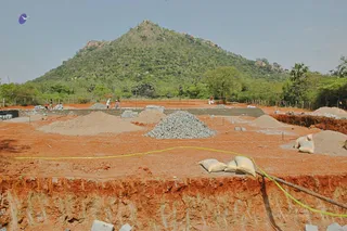 April 2008 - Making Of Kailaasa In Tiruvannamalai