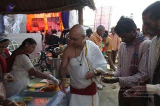 Annadhan during Allahabad Kumbhamela 2013