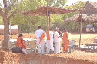 April 2008 - Making Of Kailaasa In Tiruvannamalai