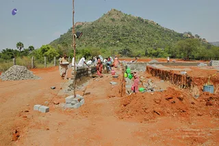 April 2008 - Making Of Kailaasa In Tiruvannamalai