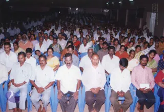 OCtober 6, 7, 8 2004 - 3 Mass Living Enlightenment Initiation conventions at Kancheepuram
