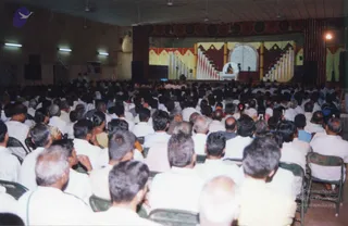 OCtober 6, 7, 8 2004 - 3 Mass Living Enlightenment Initiation conventions at Kancheepuram