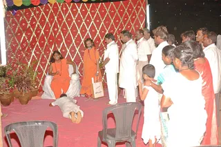 April 2008 - Making Of Kailaasa In Tiruvannamalai