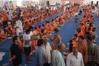 Annadhan during Nasik Kumbhamela 2015