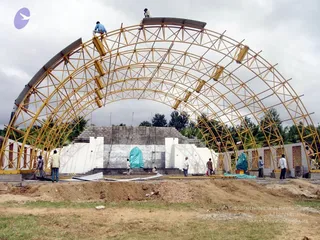 2005 - View-of-Ananda-Sabha-Construction