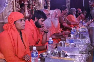 Annadhan during Nasik Kumbhamela 2015