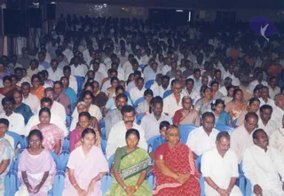 OCtober 6, 7, 8 2004 - 3 Mass Living Enlightenment Initiation conventions at Kancheepuram