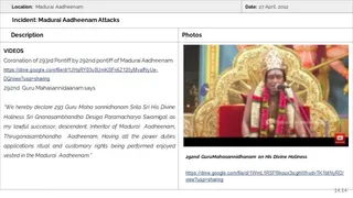 Madurai Aadheenam Persecution