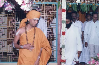 2003 - Homa and puja at a devotee's home in Tiruppur