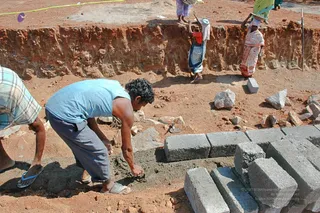 April 2008 - Making Of Kailaasa In Tiruvannamalai