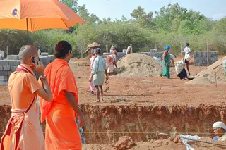 April 2008 - Making Of Kailaasa In Tiruvannamalai