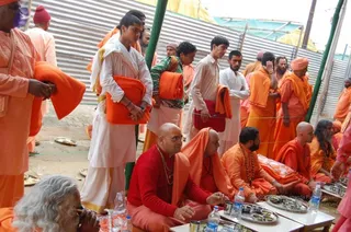 Annadhan during Allahabad Kumbhamela 2013