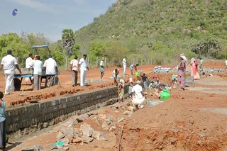 April 2008 - Making Of Kailaasa In Tiruvannamalai
