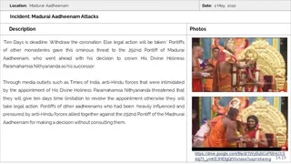 Madurai Aadheenam Persecution