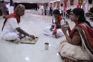 Annadhan during Allahabad Kumbhamela 2013