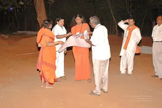 April 2008 - Making Of Kailaasa In Tiruvannamalai