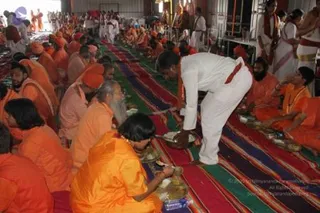 Annadhan during Nasik Kumbhamela 2015