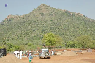 April 2008 - Making Of Kailaasa In Tiruvannamalai