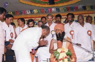 October 03 2004 - Addressing the Sengunthar Community gathering of South India