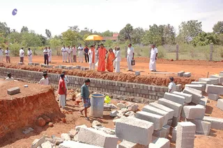 April 2008 - Making Of Kailaasa In Tiruvannamalai