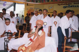 October 03 2004 - Addressing the Sengunthar Community gathering of South India