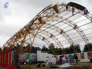 2005 - View-of-Ananda-Sabha-Construction