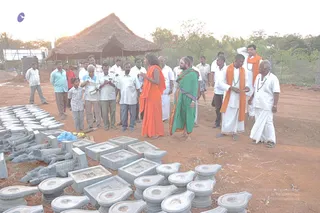 April 2008 - Making Of Kailaasa In Tiruvannamalai