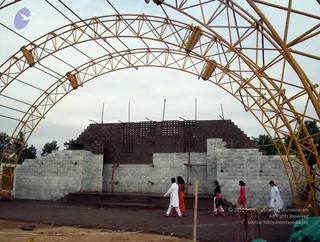 2005 - View-of-Ananda-Sabha-Construction