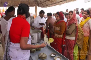 Annadhan during Allahabad Kumbhamela 2013
