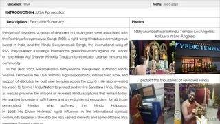 USA - Persecution