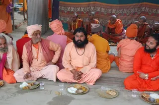 Annadhan during Allahabad Kumbhamela 2013
