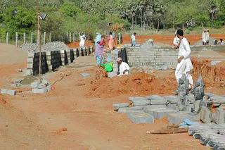April 2008 - Making Of Kailaasa In Tiruvannamalai