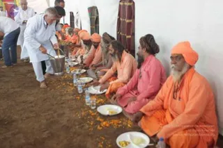Annadhan during Nasik Kumbhamela 2015