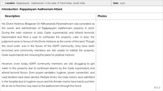 Rajapalayam Aadheenam Persecution