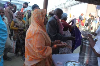 Annadhan during Allahabad Kumbhamela 2013