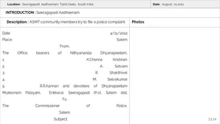 Seeragapadi Aadheenam Persecution