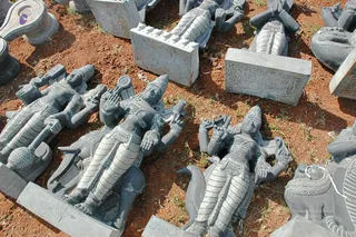 April 2008 - Making Of Kailaasa In Tiruvannamalai