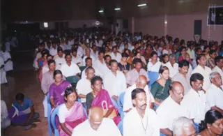 OCtober 6, 7, 8 2004 - 3 Mass Living Enlightenment Initiation conventions at Kancheepuram