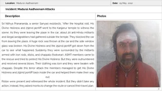 Madurai Aadheenam Persecution