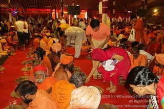 Annadhan during Nasik Kumbhamela 2015